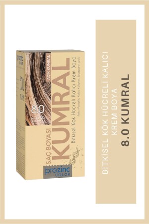 Color 8.0 Kumral - Amonyaksız Bitkisel Kalıcı Saç Boyası - 1