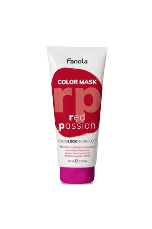 Color Mask Renklendirici Maske 200ml Red Passion (KIZIL TUTKU) - Fanola