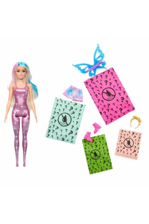 Color Reveal Renk Değiştiren Barbie Galaksi Serisi Sürpriz HJX61 - 2