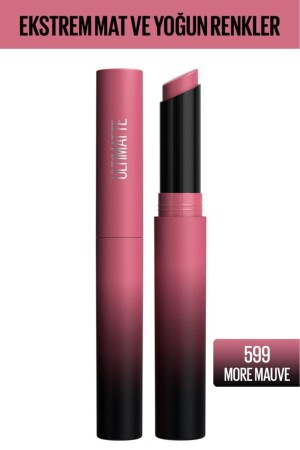 Color Sensational Ultimatte Matte Lippenstift – 599 More Mauve (ROSA) - 2