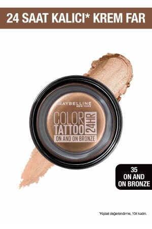 Color Tattoo 24H Lidschatten – 35 On And On Bronze – Bronze - 1