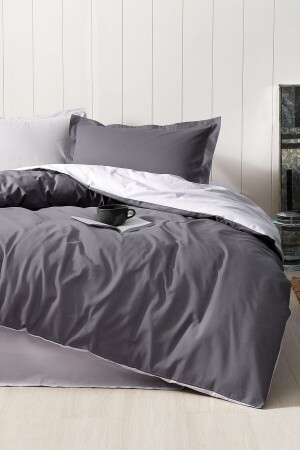 Colormix Antrasit Gri Çift Kişilik Nevresim Takımı clr-0101 - Özdilek