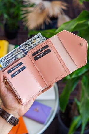 Columbia Damen-Mini-Puder-Geldbörse aus veganem Leder mit Münzfach und losem Kartenhalter COLUMBIA - 4
