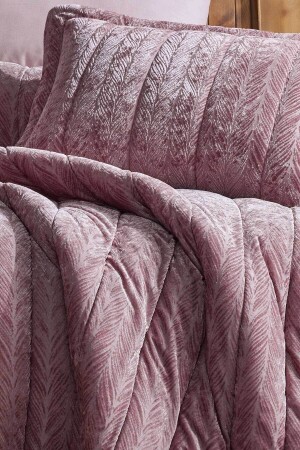 Comfort New Generation Schlafset – 3-teiliges Samt-Dried-Rose-Set (230 x 220 cm) - 4