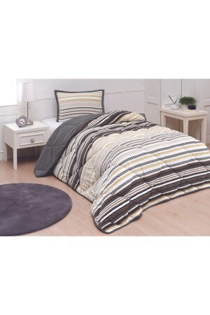 Comforter Yorgan Set Tek Kişilik Luca Sarı - 1