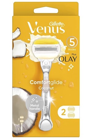 Comfortglide Olay Damenrasierer + 2 Ersatzrasierklingen - 3