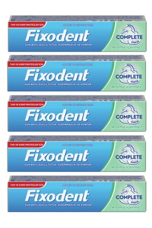 Complete Diş Protez Yapıştırıcı Aromasız 47g X5 Adet - Fixodent