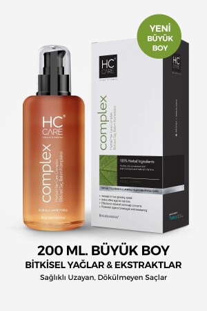 Complex Bitkisel Saç Bakım Kompleksi - 200 Ml Büyük Boy - 2