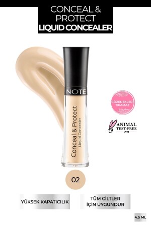 Conceal & Protect 02 Likit Concealer Göz Altı Kapatıcısı - 2