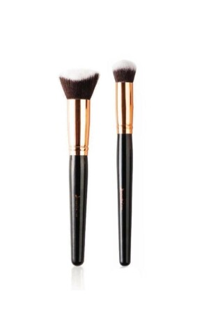 Concealer-Pinsel 136 + 3D-Kabuki-Grundierungspinsel - 1