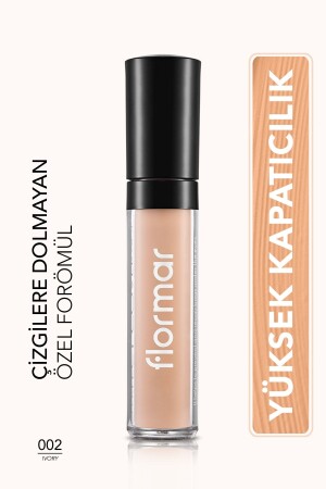 Concealer zur Vorbeugung von Augenringen – flüssiger Concealer mit perfekter Abdeckung – 002 Elfenbein – 8690604044894 - 2