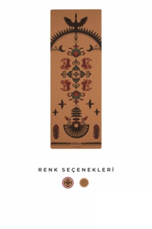 Concept Cork Doğal Mantar Kauçuk Kaydırmaz Yoga Egzersiz Matı 173 X 61 Cm 3 Mm Nemli Eller Için 49658 - 1