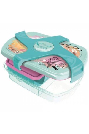 Concept Kids Lunchbox Paris Fashion Türkis - 1