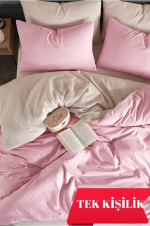 غطاء مكنز واحد مع أوراق مرنة قطن مسحوق بيج - Conzaliza