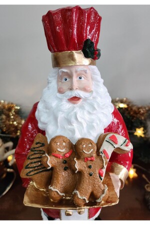 Cook Weihnachtsmann-Statue, Weihnachtsaccessoires, Neujahrsgeschenk, Weihnachtsmann-Figur, 41 cm 2024newyear4 - 4