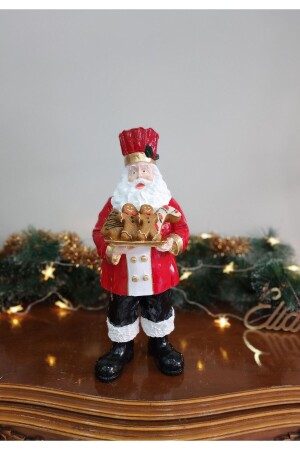 Cook Weihnachtsmann-Statue, Weihnachtsaccessoires, Neujahrsgeschenk, Weihnachtsmann-Figur, 41 cm 2024newyear4 - 6