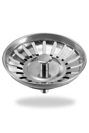Çöpmak Mutfak Lavabo Sifon Gider Metal Tıpa Süzgeci 8cm - Aletçantam