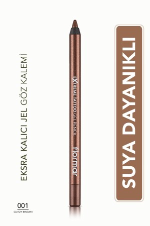 قلم العين الدائم (COPPER) - قلم خالب التاتويج المكثف - 001 Glitzy Brown - 8682536028837 - Flormar