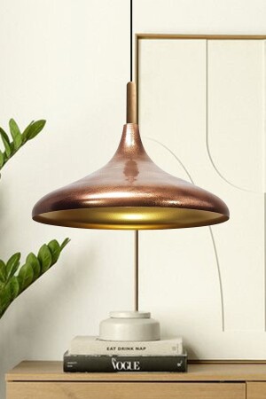 Copper Champion Einzel-Kronleuchter aus Holz, Hängelampe, Wohnzimmer, Küche, Café, Boutique-Lampe, Beleuchtung, Kronleuchter BMM2066A - 1