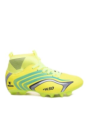 Çoraplı Krampon Sarı Futbol Ayakkabısı - 1