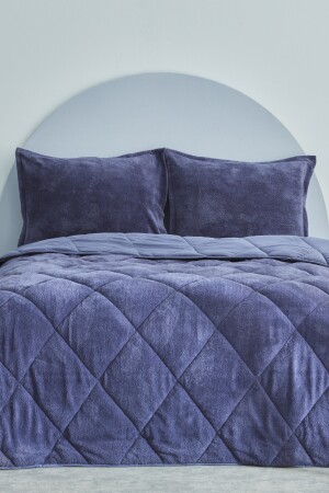 Cornelia Sherpa Çift Kişilik Comfort Set Indigo 160.22.11.0003 - 3