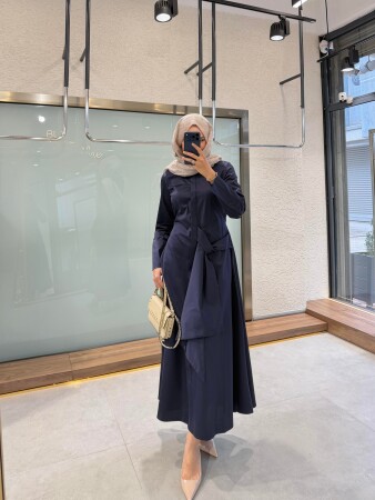 Coroline Elbise - Lacivert - Nuuwears