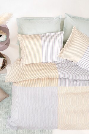 Corwin Doppelbett-Bettwäsche-Set – Mint YTSGRPIST-1590925 - Yataş