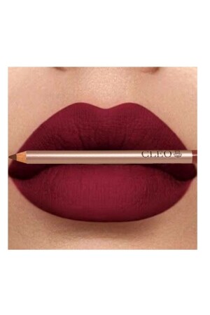 Cosmetics 24 Stunden anhaltender wasserfester Lippenstift (BORDO COURAGE) - 2