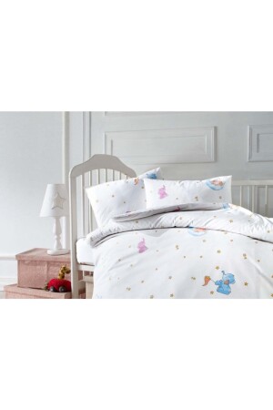 Cotton Collection Ranforce Bebe Nevresim Yastık Sleep Time TYC00169106473 - 1