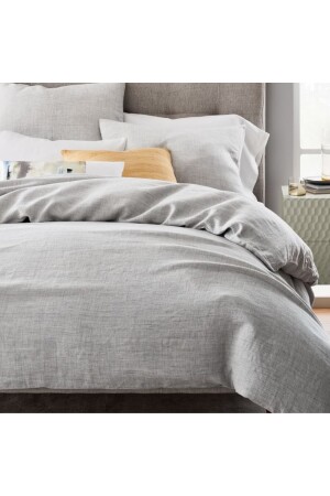 Cotton Tek Kişilik 160x220 Nevresim Seti - Castle Grey 01V744 - 7