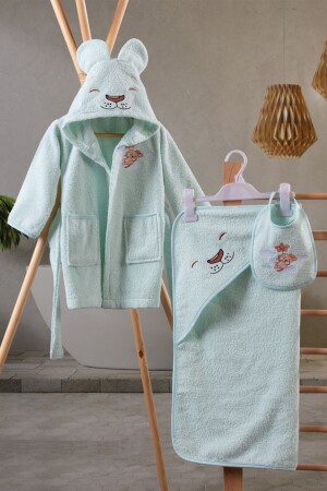 Cottonbox Babybadeset Aslan Mint - 1