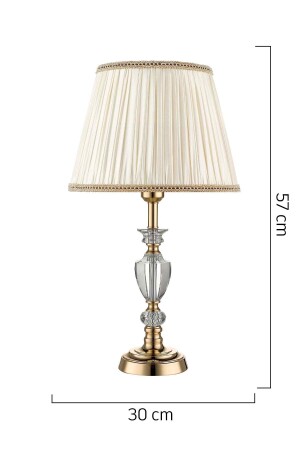 Countess Single Gold Tischlampe Modernes Design Wohnzimmer Lampenschirm - 5