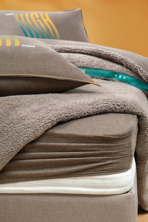 Coverme High Double Blanket Bettbezug-Set – Braun YTSGRPIST-1528030 - 4
