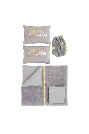 Coverme Motivation Doppeldecke-Bettbezug-Set – Grau YTSGRPIST-1528032 - 8