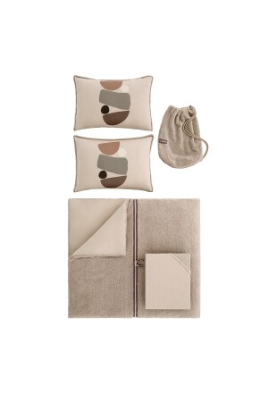 Coverme Stone Einzelbett-Bettbezug-Set – Beige YTSGRPIST-1536344 - 8