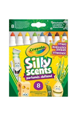 Crayola Silly Scents Kalın Keçeli Stinky Boya Kalemi - 1