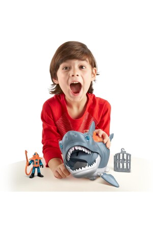 Crazy Shark Spielset – Figurenset mit realistischen Bewegungen – 11. 4×41. 3×17. 8C - 7