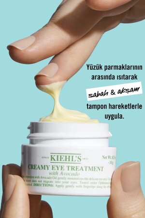 Creamy Eye Treatment Avokado Ile Yoğun Nemlendiren Göz Kremi 14 ml - 6