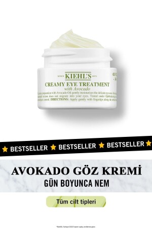 Creamy Eye Treatment Avokado Ile Yoğun Nemlendiren Göz Kremi 14 ml - Kiehl's