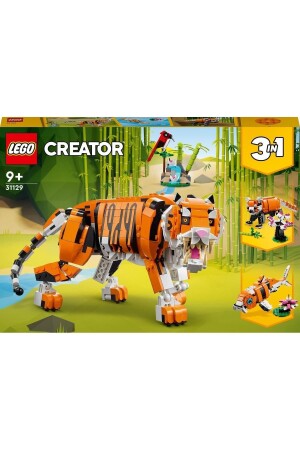 ® Creator 3 in 1 Prächtiger Tiger 31129 – Bauset für Kinder ab 9 Jahren (755 Teile) - 4