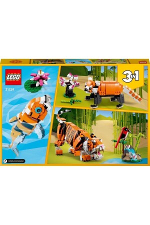 ® Creator 3 in 1 Prächtiger Tiger 31129 – Bauset für Kinder ab 9 Jahren (755 Teile) - 5