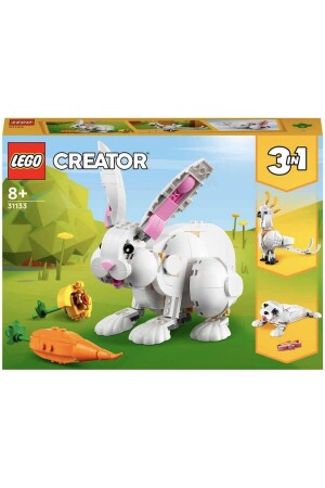 ® Creator 3 in 1 Weißes Kaninchen 31133 – Kakadu, Papagei und Weißes F für Kinder ab 8 Jahren - 4