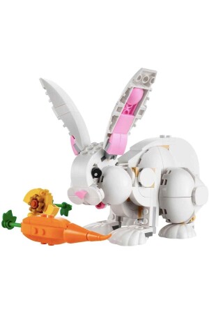 ® Creator 3 in 1 Weißes Kaninchen 31133 – Kakadu-Papagei und Weißes F Lego 31133 für Kinder ab 8 Jahren - 3