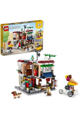 Creator 31131 3-in-1 City Center Pasta Shop (569 Teile) - 3