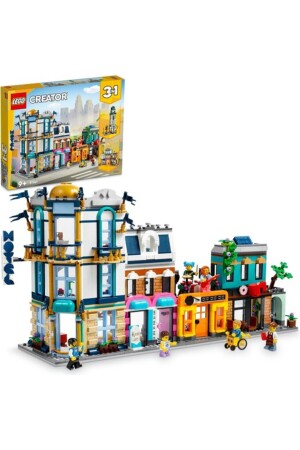 ® Creator Ana Cadde 31141 - 9 Yaş Ve Üzeri Çocuklar Için Oyuncak Bir Şehir- Art Deco Bina Ve Alı - Lego