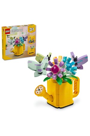 ® Creator Blumen in der Gießkanne 31149 – Bauset für Kinder ab 8 Jahren (420 Teile) - 1