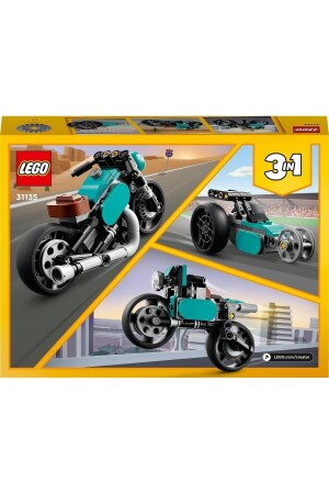 ® Creator Classic Motorcycle 31135 – Spielzeug-Bauset für Kinder ab 8 Jahren (128 Teile) - 5