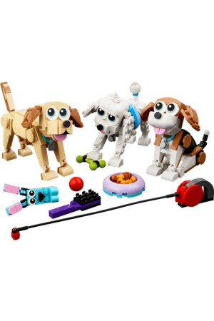® Creator Cute Dogs 31137 – Spielzeug-Bauset für Kinder ab 7 Jahren (475 Teile) - 2
