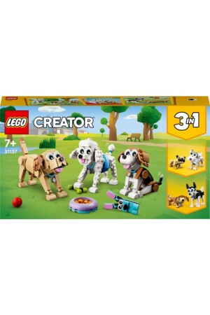 ® Creator Cute Dogs 31137 – Spielzeug-Bauset für Kinder ab 7 Jahren (475 Teile) - 3