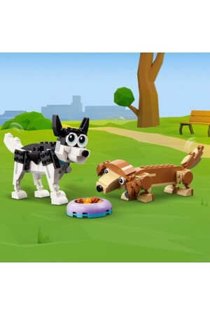 ® Creator Cute Dogs 31137 – Spielzeug-Bauset für Kinder ab 7 Jahren (475 Teile) - 5